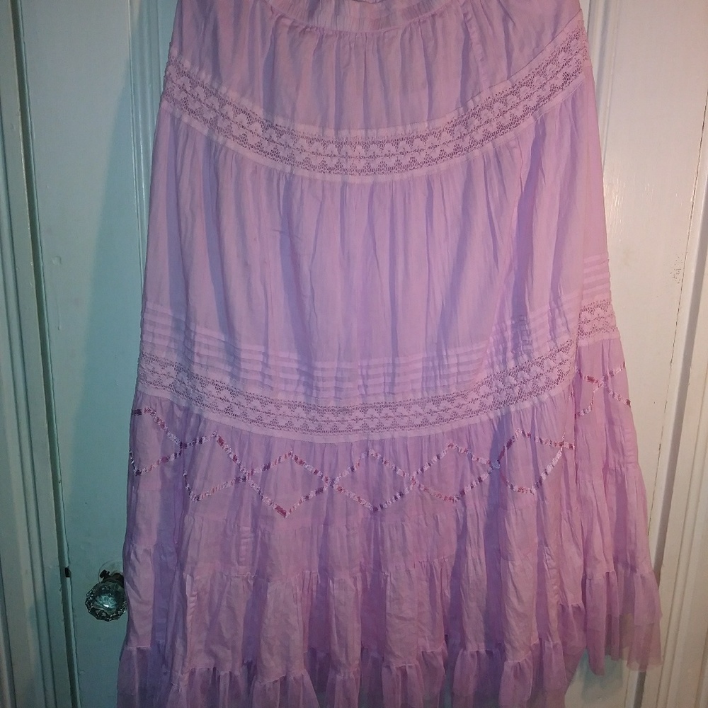 For the republic pink maxi skirt Size M